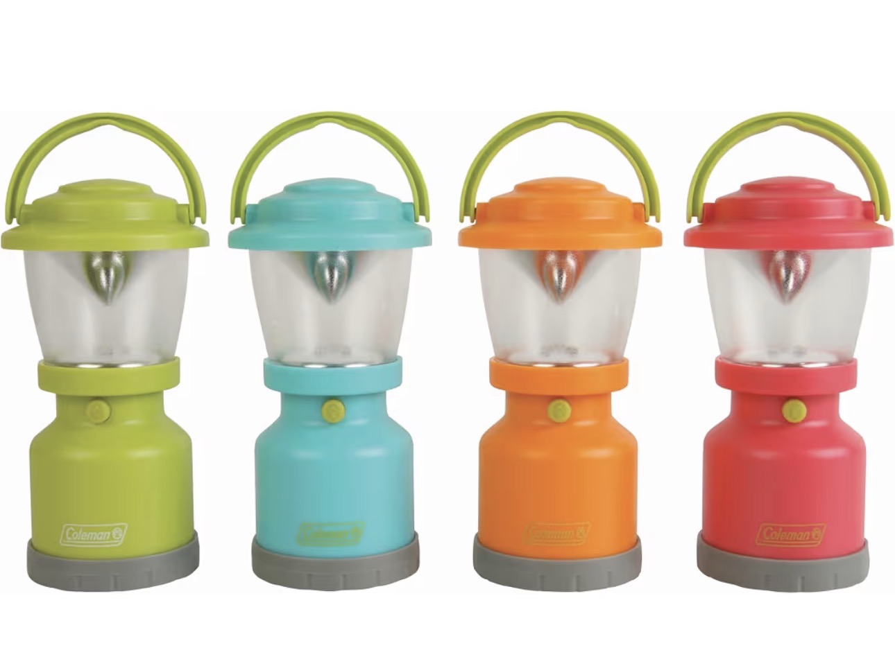 Colorful portable LED camping lanterns for backyard movie night lighting